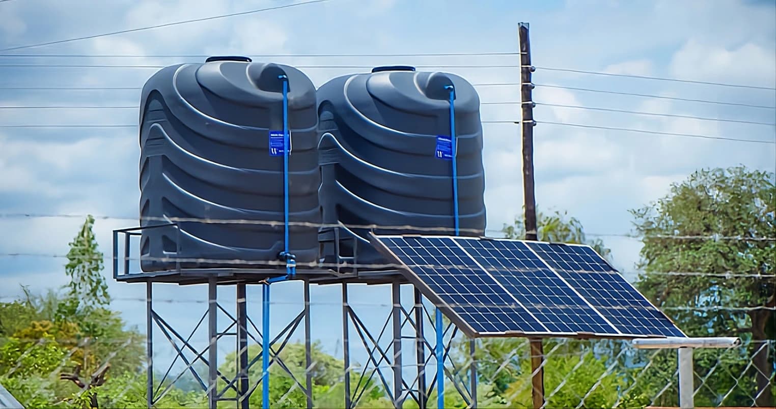 Solar panels powering a modern home